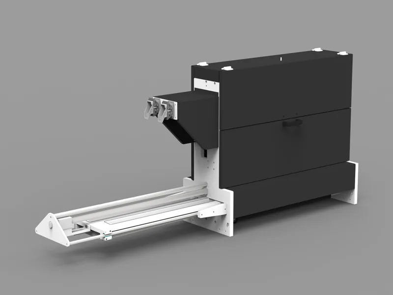 JetFX inkjet unit, Delivered studio render from the same file