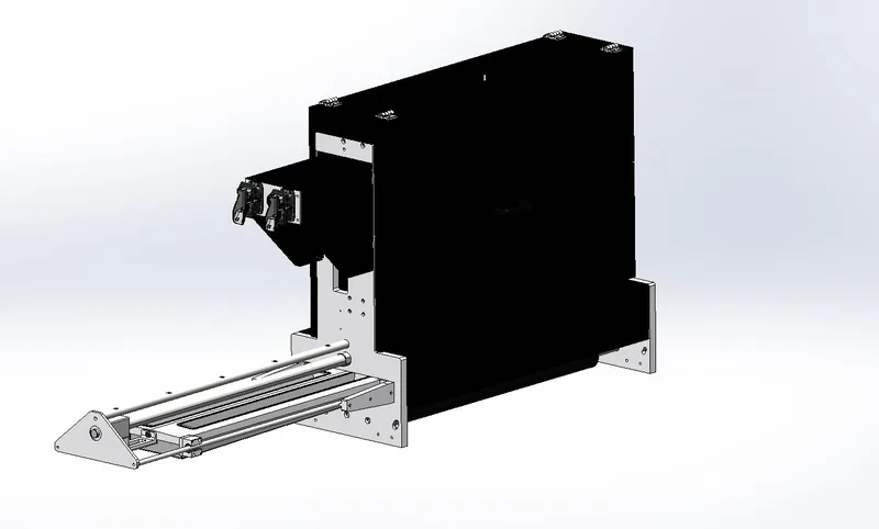JetFX inkjet unit, SolidWorks assembly, as supplied