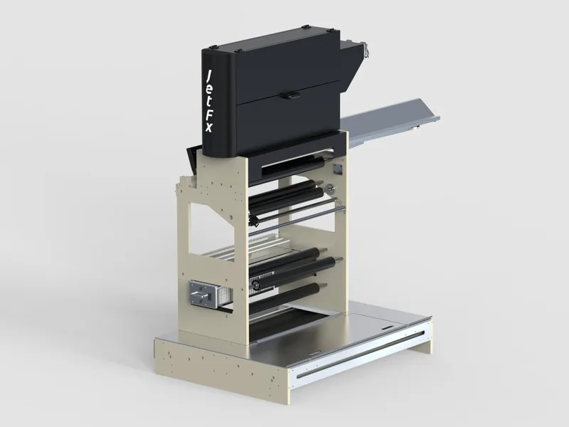 JetFX inkjet module on stand 3D rendering